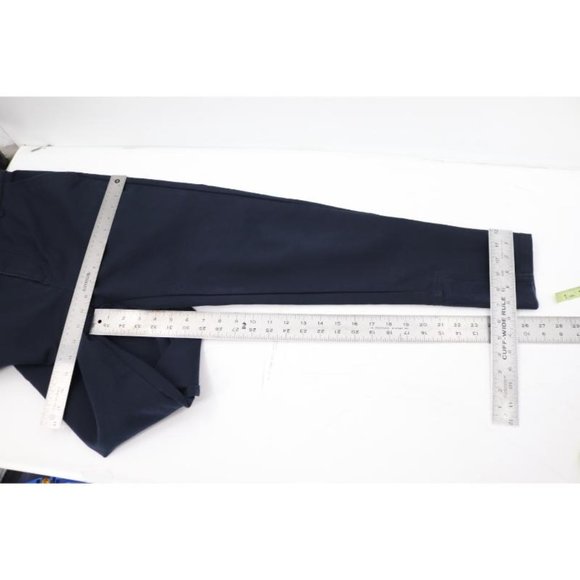 zanerobe pants men's 32 L27 jogger chino flat front slim navy cotton blend - Picture 8 of 11